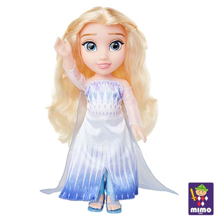 Boneca Mimo Frozen II Elsa Que Canta com Luzes, Bonecas