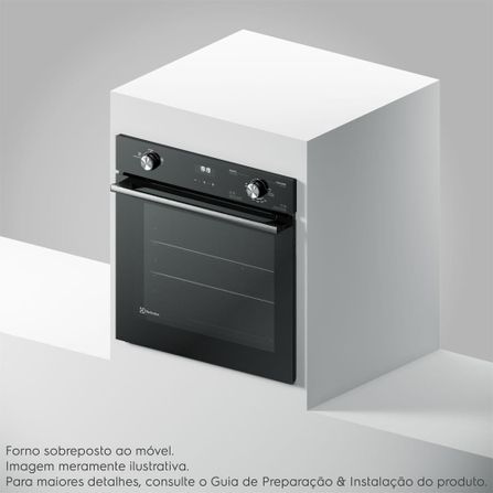 Forno de Embutir Electrolux Elétrico 80L Home Pro com Grill Inox (OE9XT)