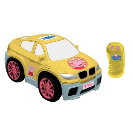 CARRO COM CONTROLE REMOTO RC3 FUNC - PILHAS - PEPPA PIG - Top Brasil  Presentes