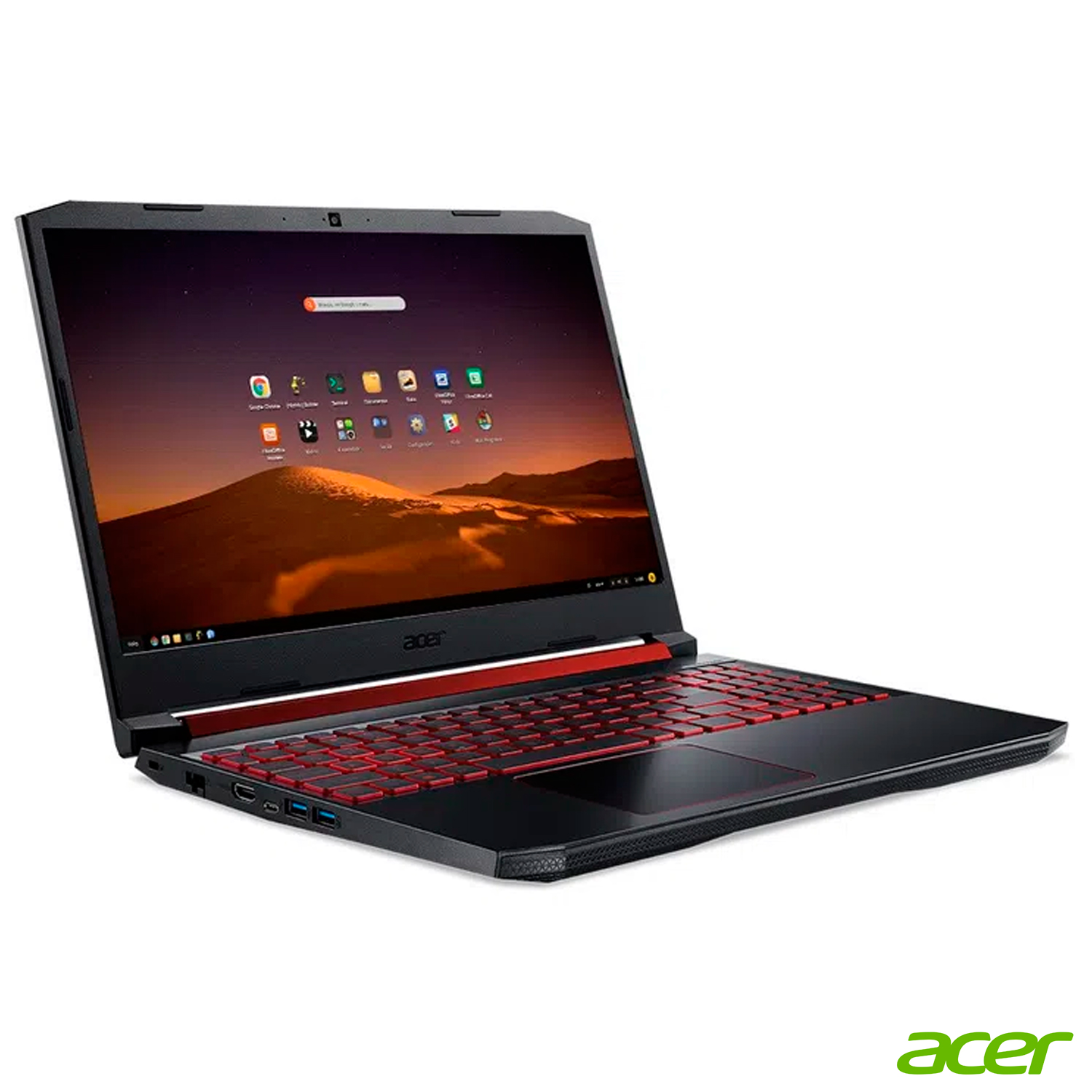 Notebook Gamer Acer Nitro 5 AN515-54-574Q Intel Core i5 8GB 512GB SSD GTX 1650 15.6′ Full HD Endless