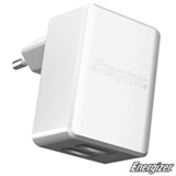 Carregador para Viagem Hightech Branco com 2 Saídas USB 3.4a Sem Cabo - Energizer - EZACA2C