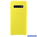 Capa para Galaxy S10+ em Silicone Amarela - Samsung - EF-PG975TYEG_