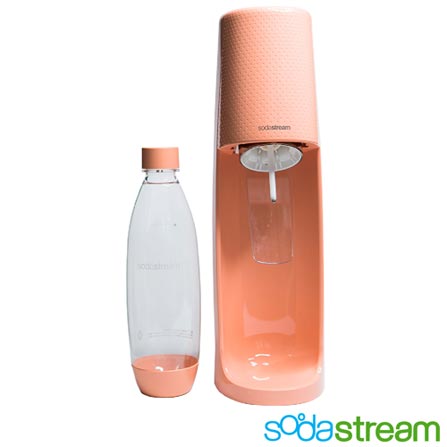 Máquina Para Gaseificar Água com CO2, Garrafas DWS e Sabores Bubly Drops,  SodaStream, Vermelha - Dular