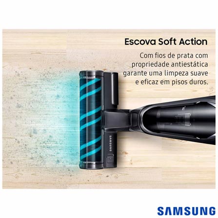 Aspirador vertical à bateria, prático e rápido! Review do Samsung VS 6500 