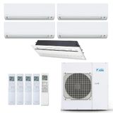 Ar-Condicionado Multi Split Inverter Daikin 38.000 BTUs (4x Evap HW 9.000 + 1x Evap K7 18.000) Quente/Frio 220V