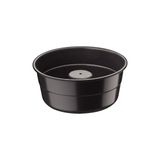 Forma para Bolo e Pudim Tramontina Brasil em Alumínio com Revestimento Interno e Externo Antiaderente Starflon Premium Preto 20 cm 1,5 L