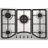 Cooktop a Gás Inox 5 Bocas Oster Semiprofissional