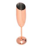 Taça Metalizada Champagne Drink Reveillon Rosé Gold 300ml