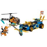 LEGO Ninjago - Carro de Corrida EVO do Jay e da Nya