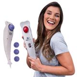 Massageador Eletrico Corporal Hammer Super Massage - Relaxmedic Cinza