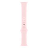 Pulseira Esportiva para Apple Watch 45 mm em Fluorelastômero Rosa-claro P/M - MT3U3AM/A