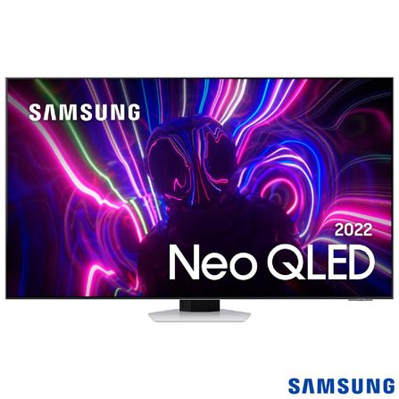 Smart TV 4K Samsung Neo QLED 55", Processador com IA, Alexa built in -55QN85B
