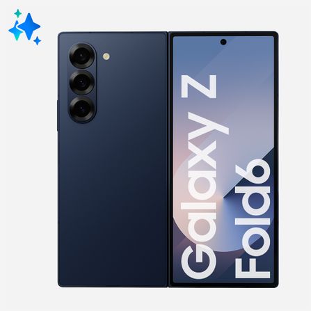 Imagem Smartphone Samsung Galaxy Z Fold6  5G Azul, 512GB, 12GB RAM e Câmera Tripla de 50MP+12MP+10MP