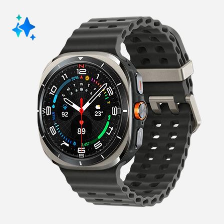 Imagem Galaxy Watch Ultra LTE 47mm Titânio Prata com 1,47", 4G e 32GB